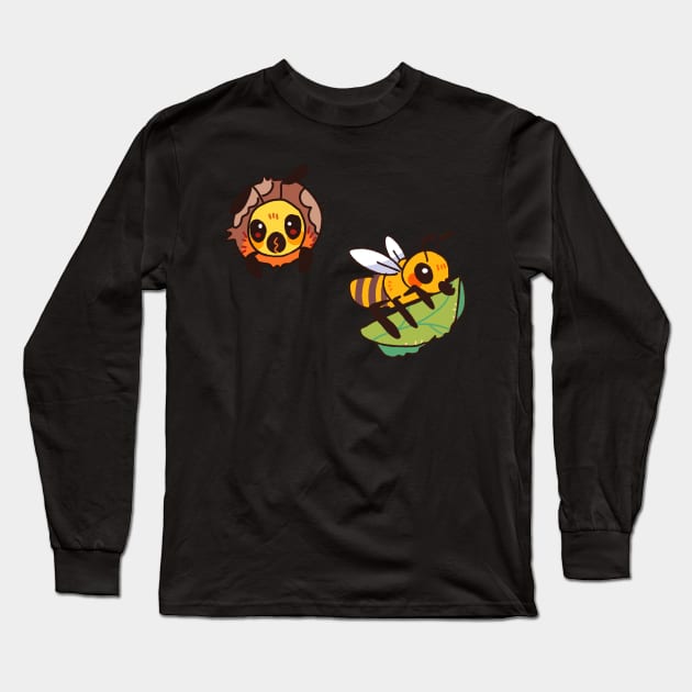 bees Long Sleeve T-Shirt by otterguppy